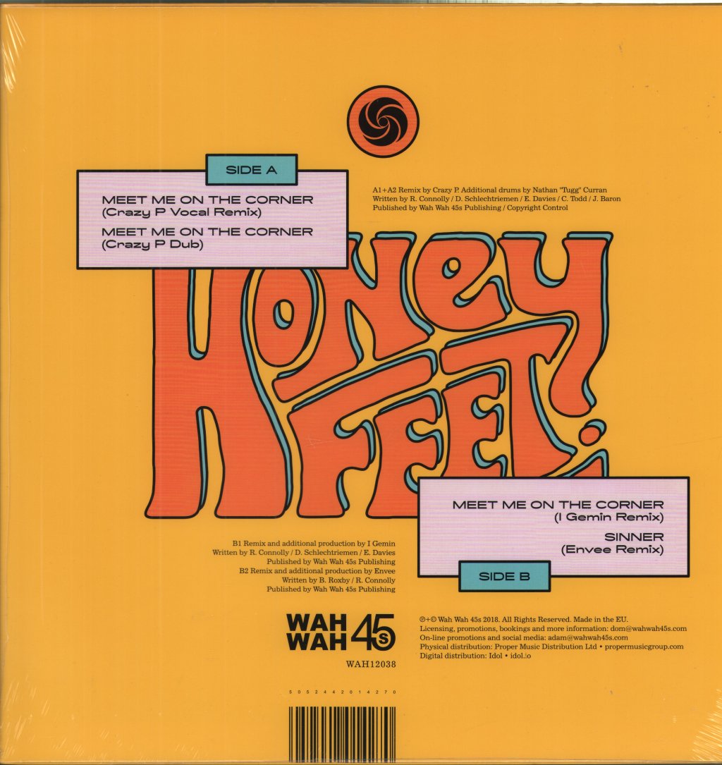 Honeyfeet - Meet Me On The Corner Remixes - 12 Inch