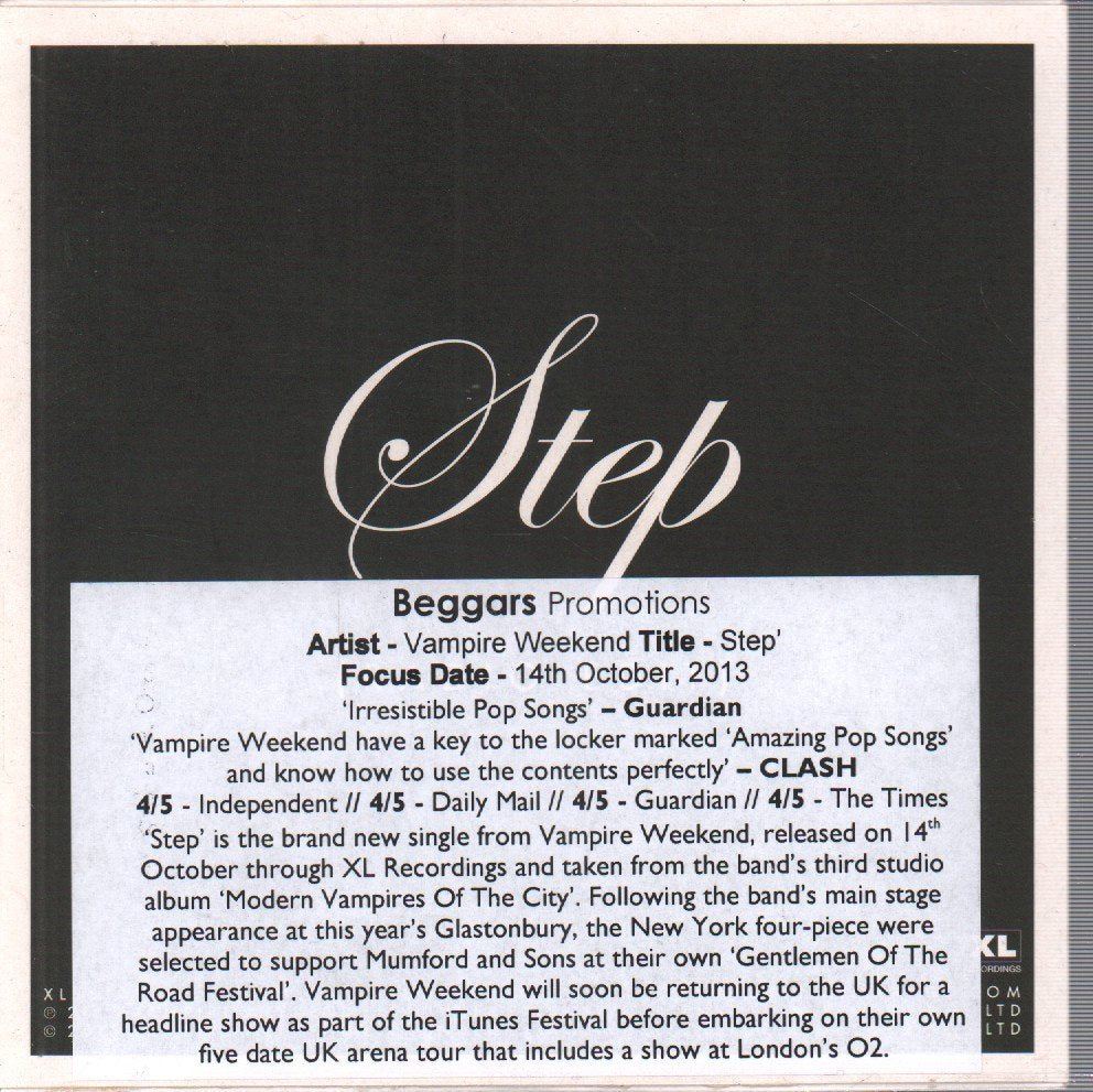Vampire Weekend - Step - Cdr