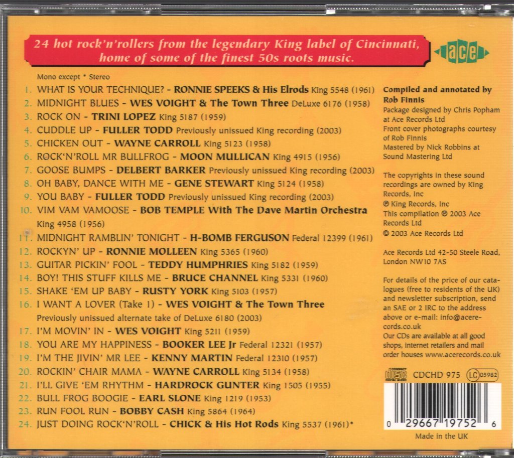 Various Artists - King Rock 'n' Roll - Cd