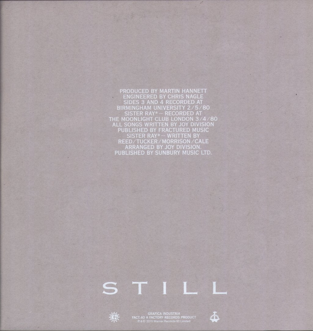 Joy Division - Still - Double Lp