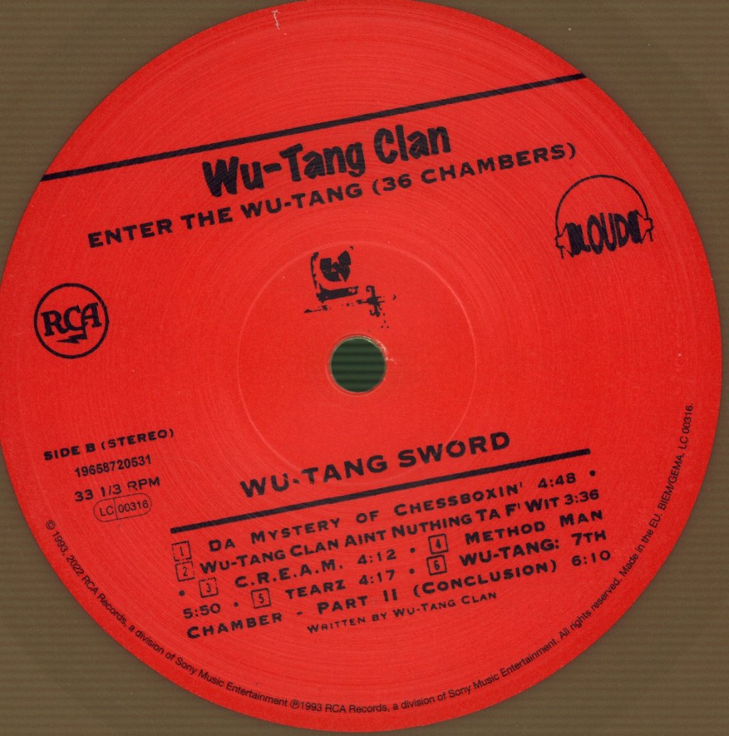 Wu-Tang Clan - Enter The Wu-Tang (36 Chambers) - Lp