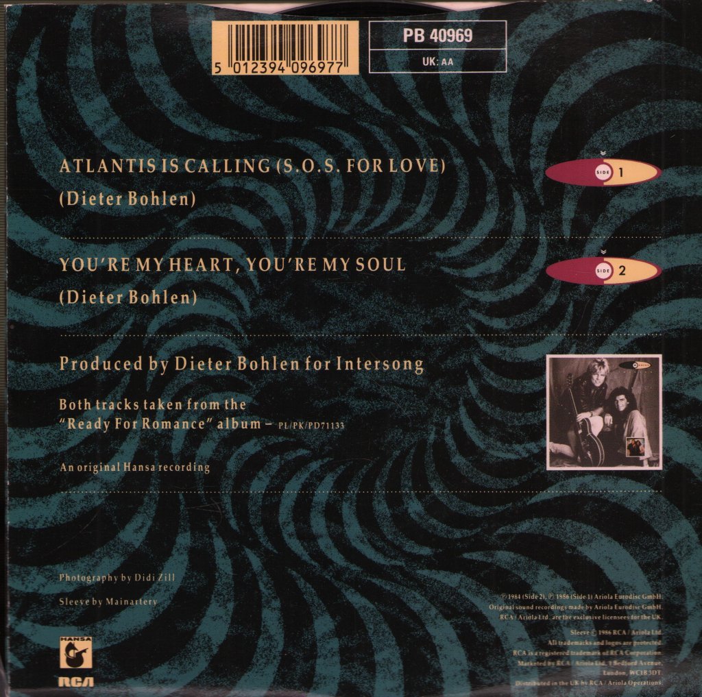 Modern Talking - Atlantis Is Calling - 7 Inch
