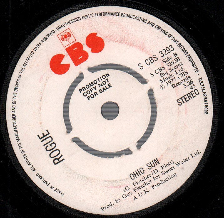 Rogue - Cool Clear Air - 7 Inch