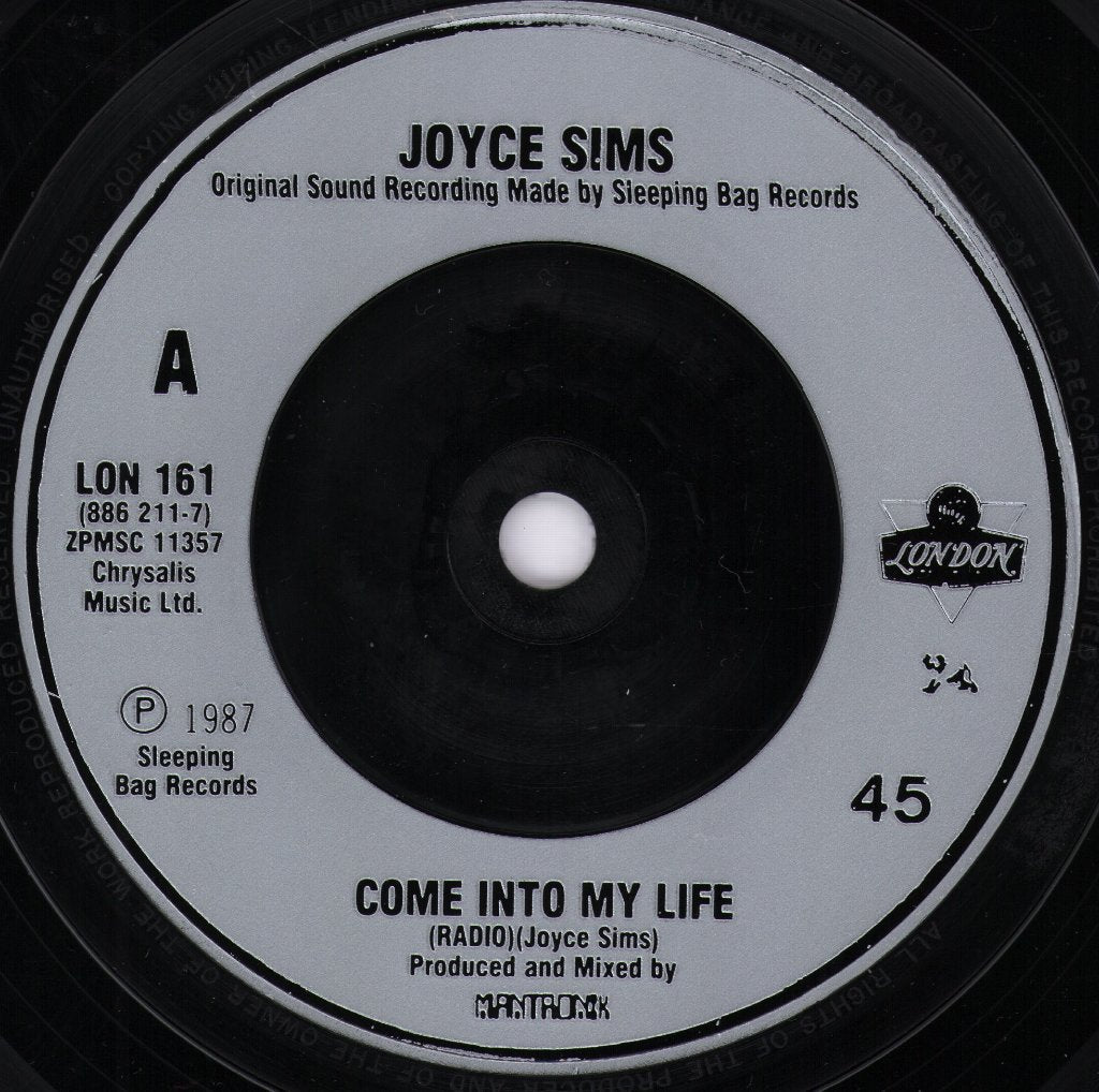 Joyce Sims - Come Into My Life - 7 Inch