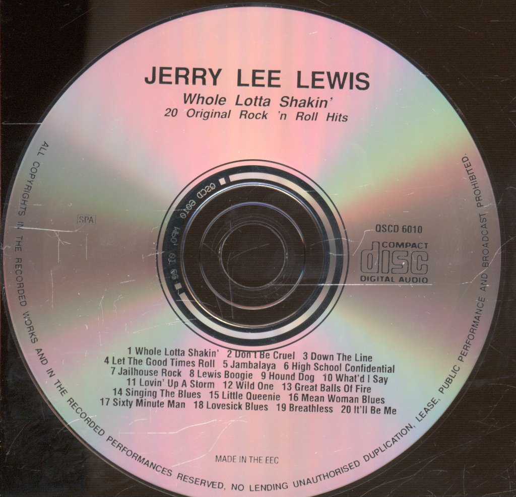 Jerry Lee Lewis - Whole Lotta Shakin' - Cd