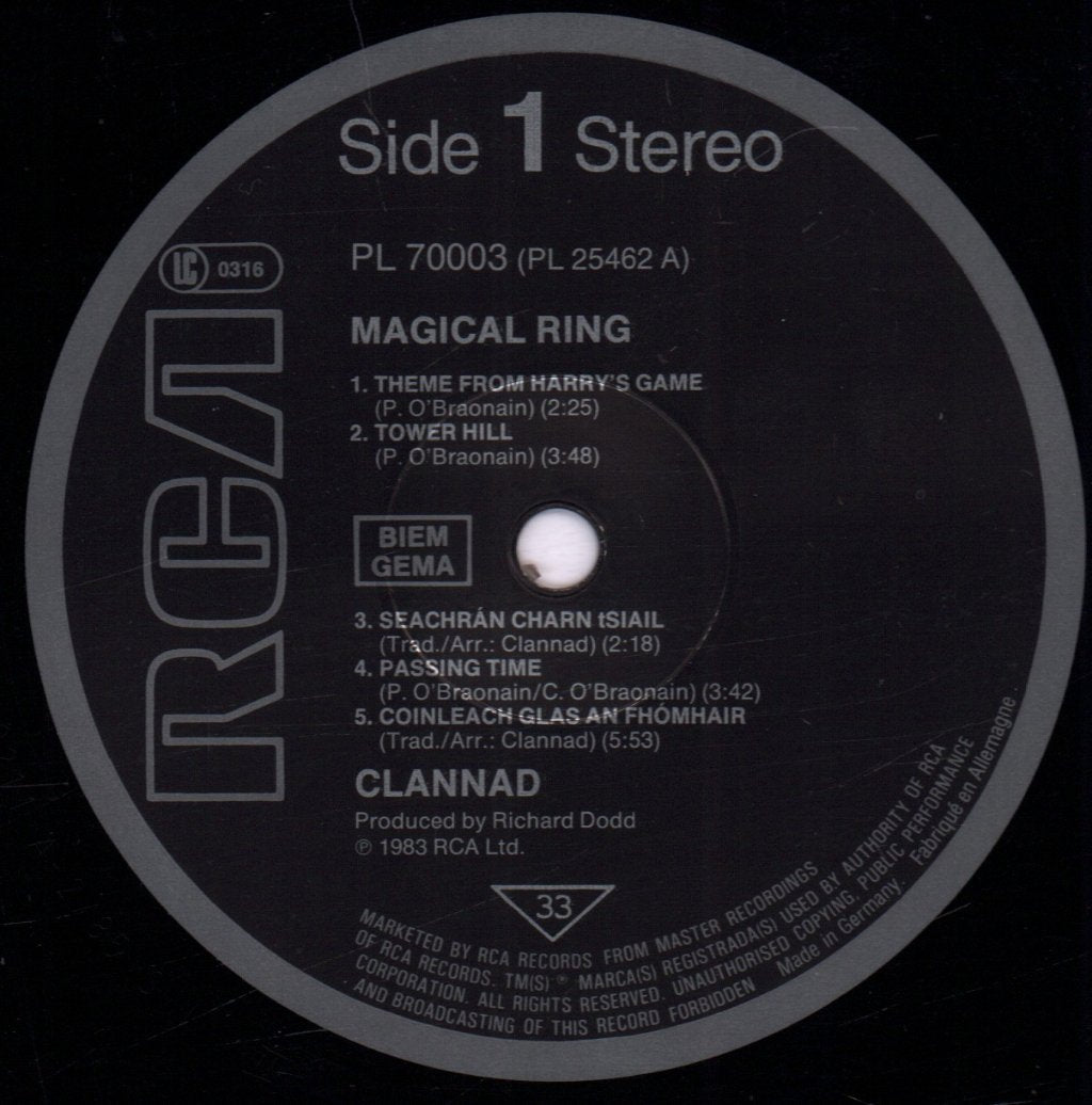 Clannad - Magical Ring - Lp