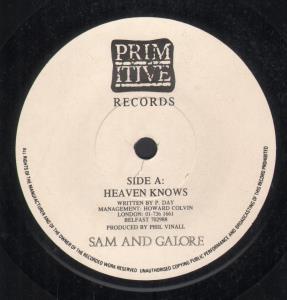 Sam And Galore - Heaven Knows - 7 Inch