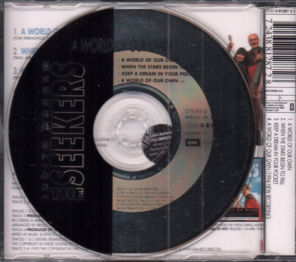 Judith Durham The Seekers - A World Of Our Own - Cd