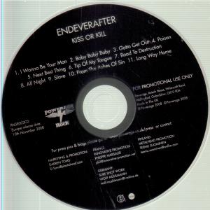 Endeverafter - Kiss Or Kill - Cd