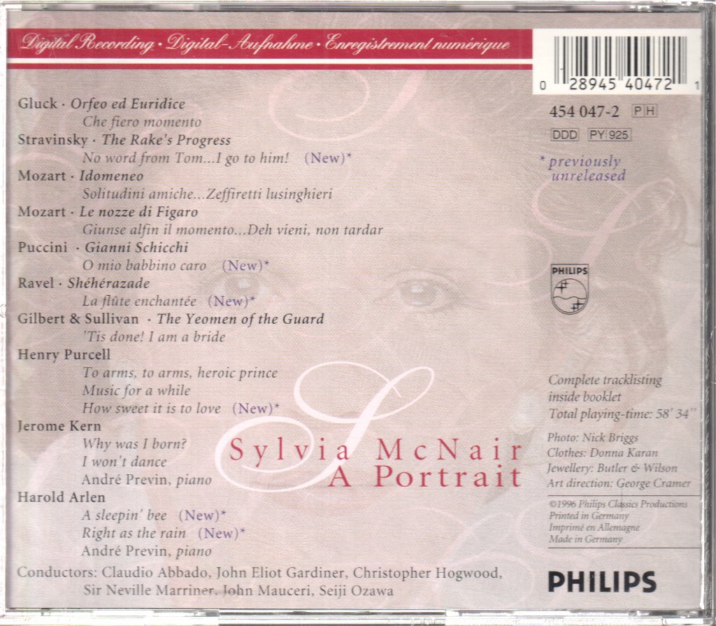 Sylvia Mcnair - A Portrait - Cd
