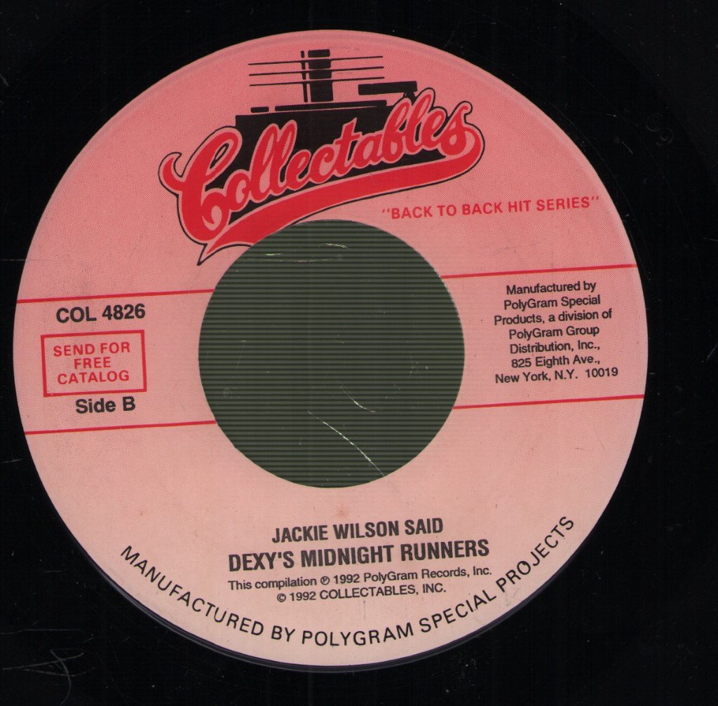 Dexys Midnight Runners - Come On Eileen / Jackie Wilson Said - 7 Inch