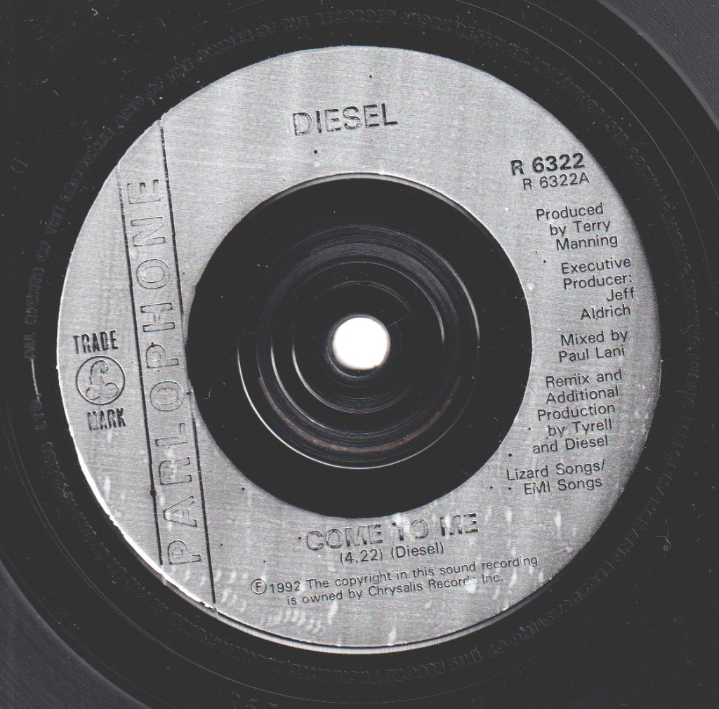 Diesel (Johnny Diesel) - Come To Me - 7 Inch