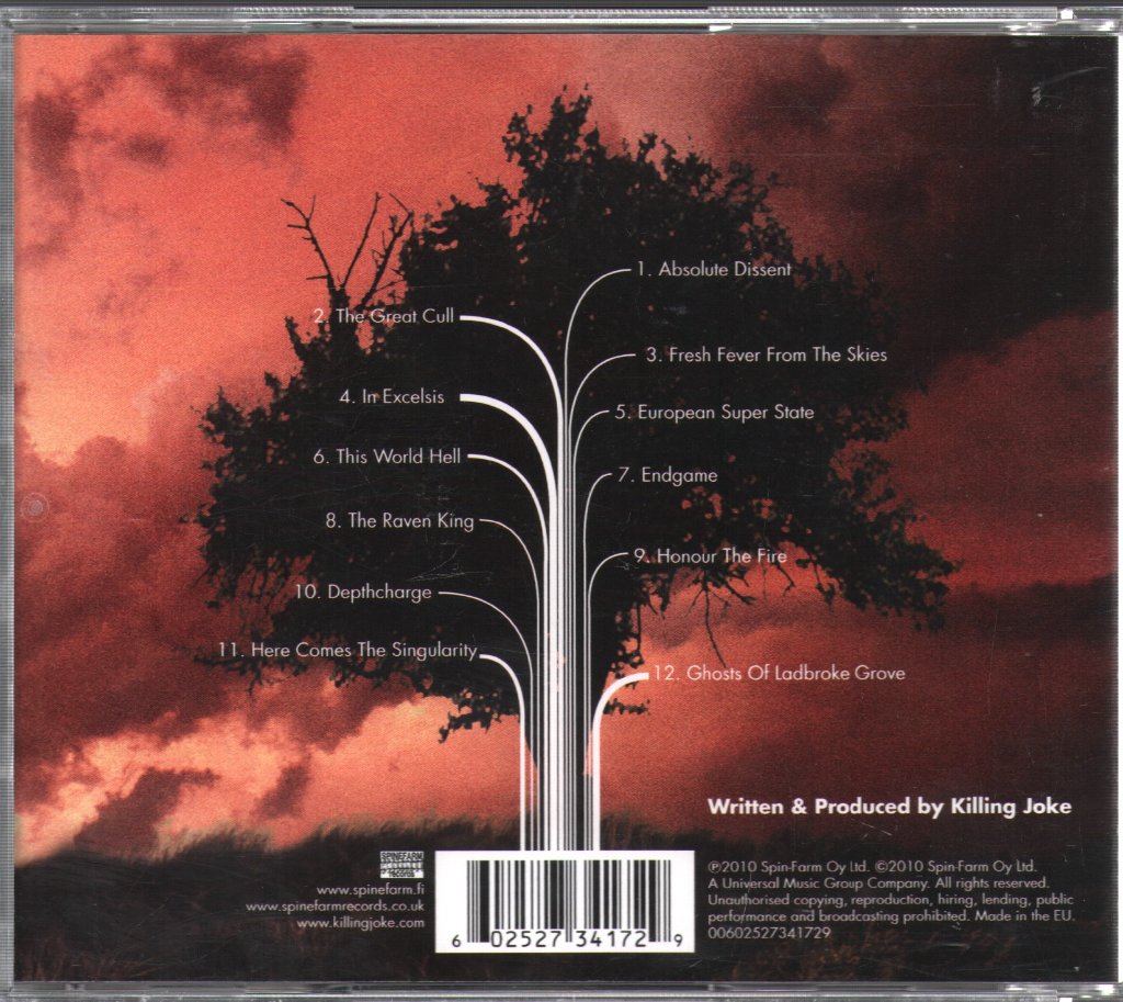 Killing Joke - Absolute Dissent - Cd