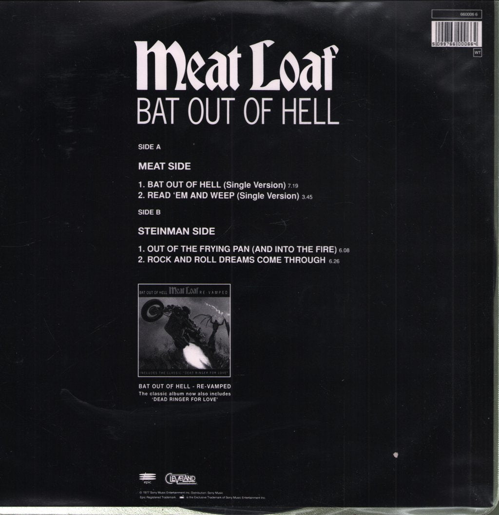 Meat Loaf - Bat Out Of Hell - 12 Inch