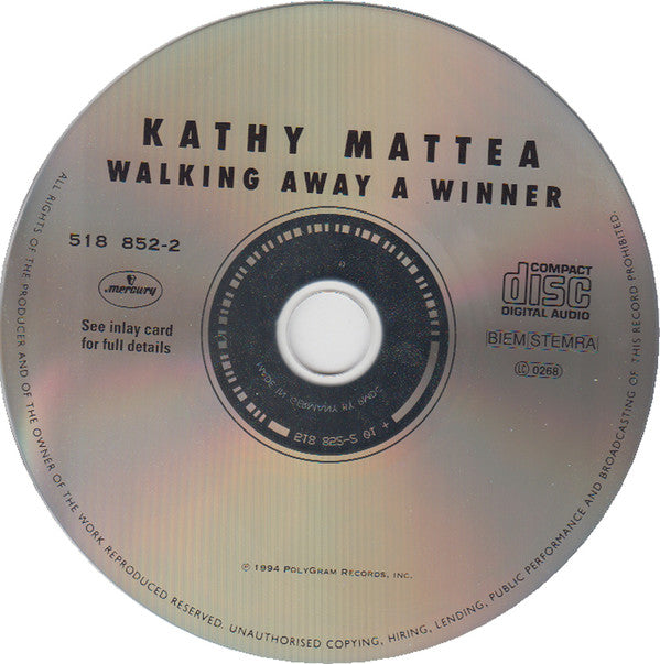 Kathy Mattea - Walking Away A Winner - Cd