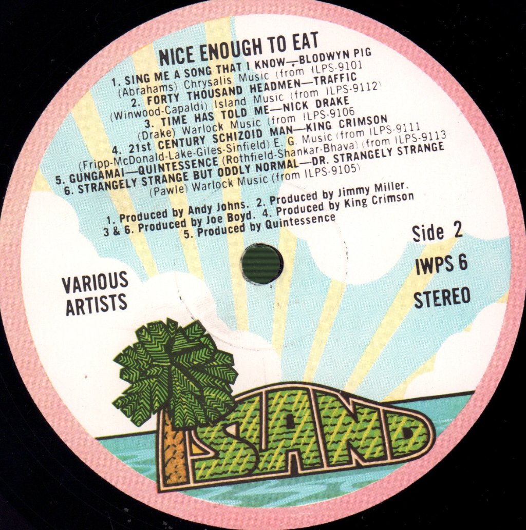 Various Artists - Nice Enough To Eat - Lp