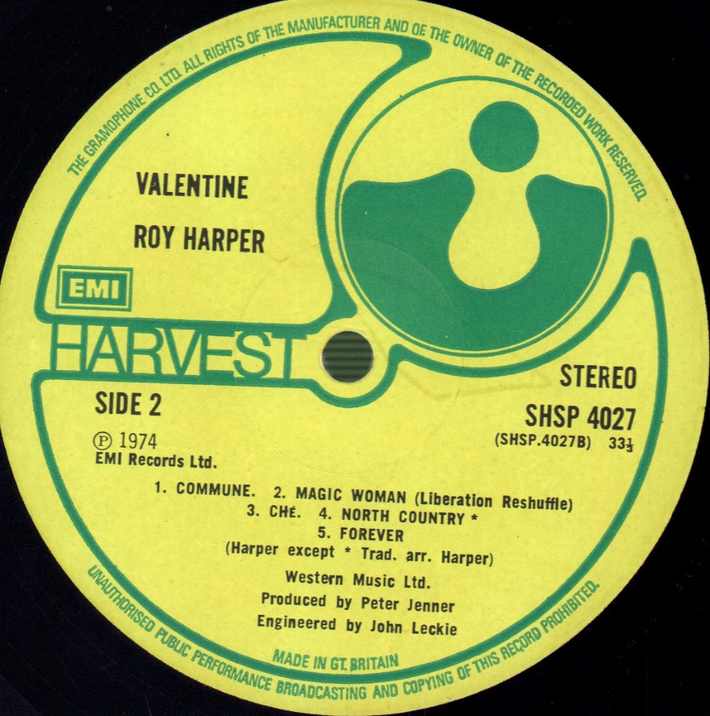Roy Harper - Valentine - Lp