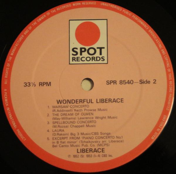 Liberace - Wonderful Liberace - Lp