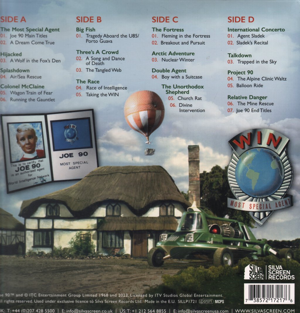 Barry Gray - Joe 90 (Original Television Soundtrack) - Double Lp