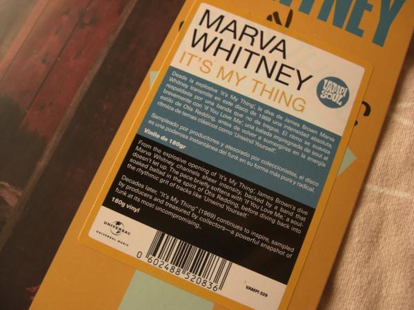 Marva Whitney - It's My Thing - Lp