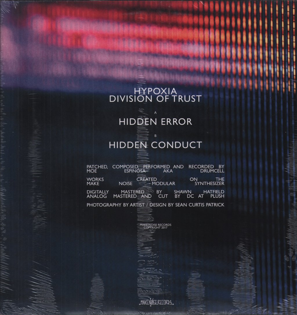 hypoxia - Division Of Trust - 12 Inch