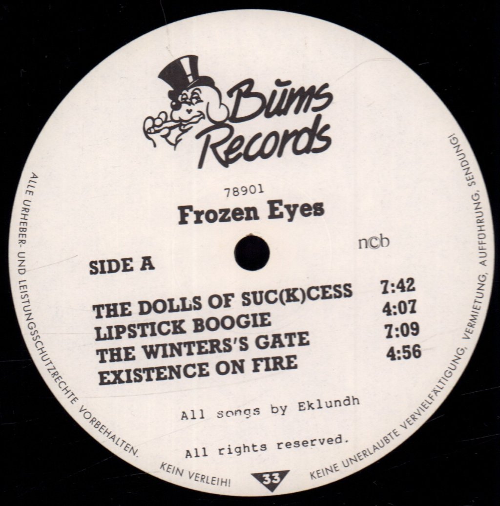 Frozen Eyes - Frozen Eyes - Lp