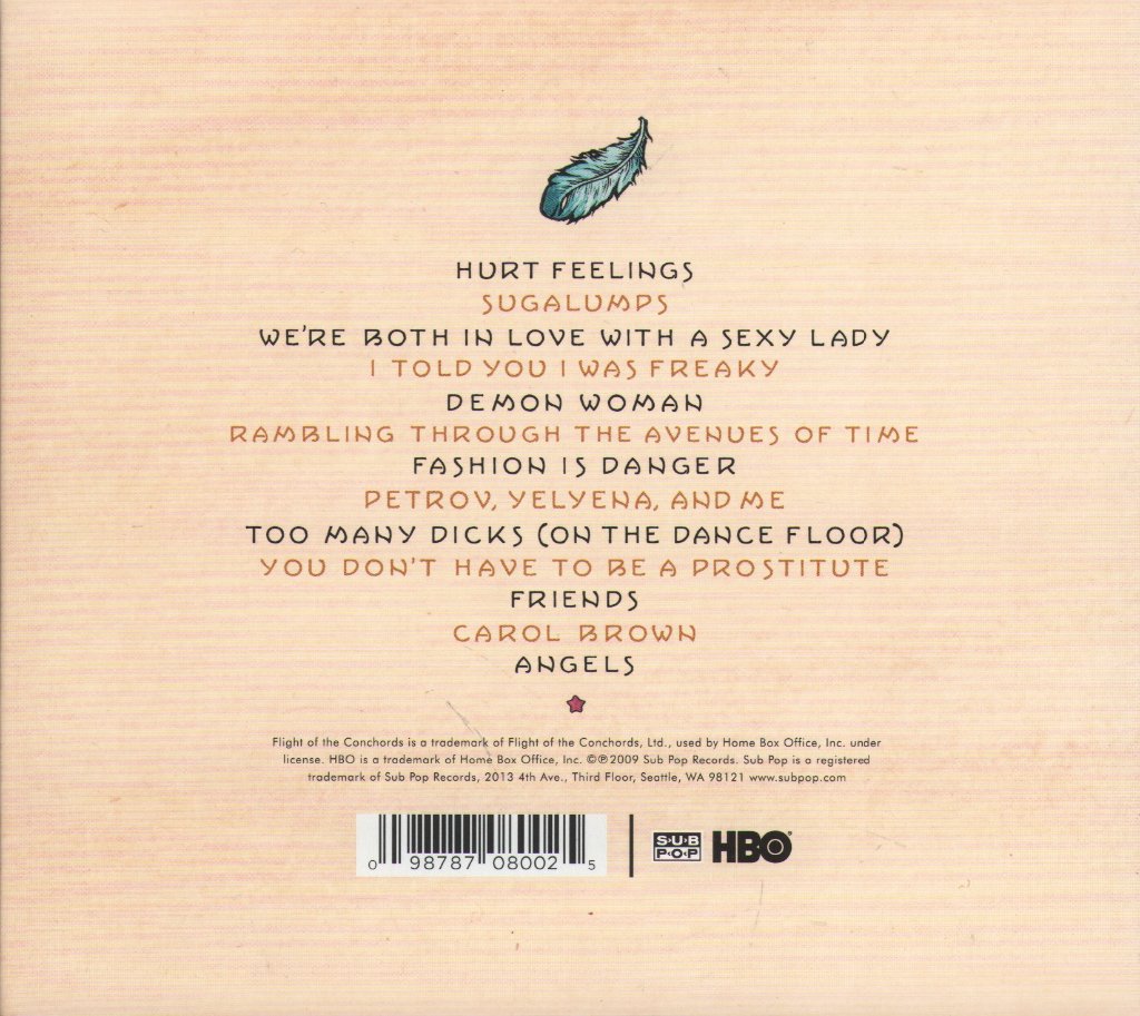 Flight Of The Conchords - I Told You I Was Freaky - Cd