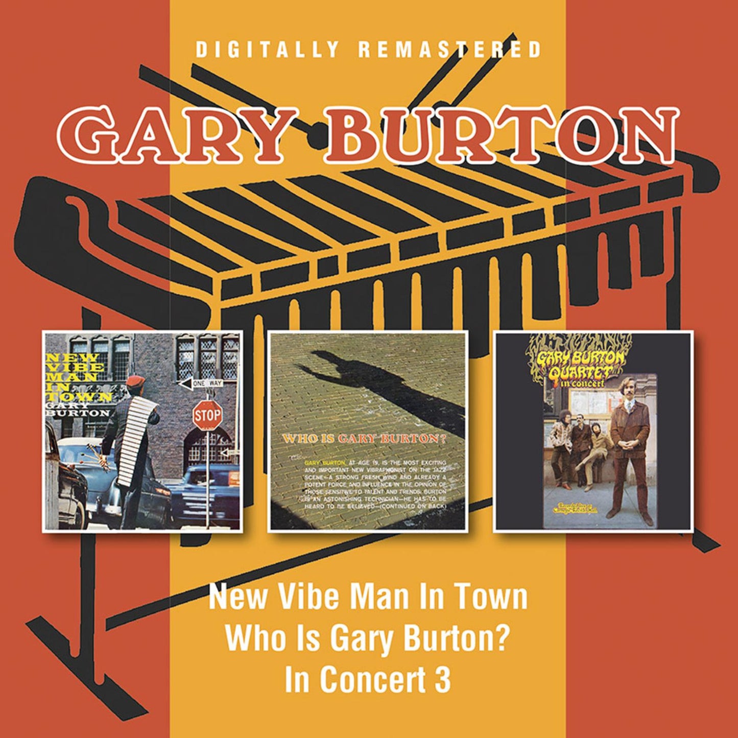 Gary Burton - New Vibe Man/Who Is/In Concert - Cd