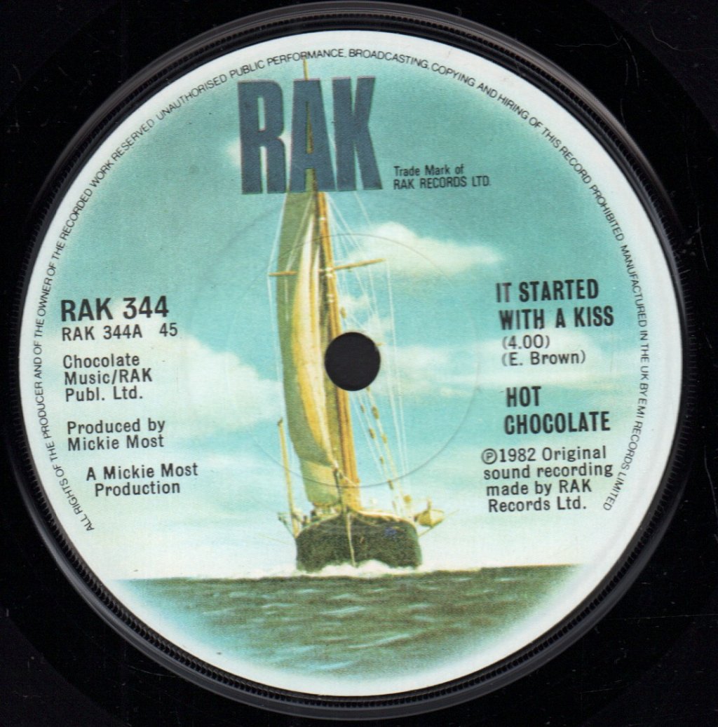 Hot Chocolate - It Started With A Kiss - 7 Inch