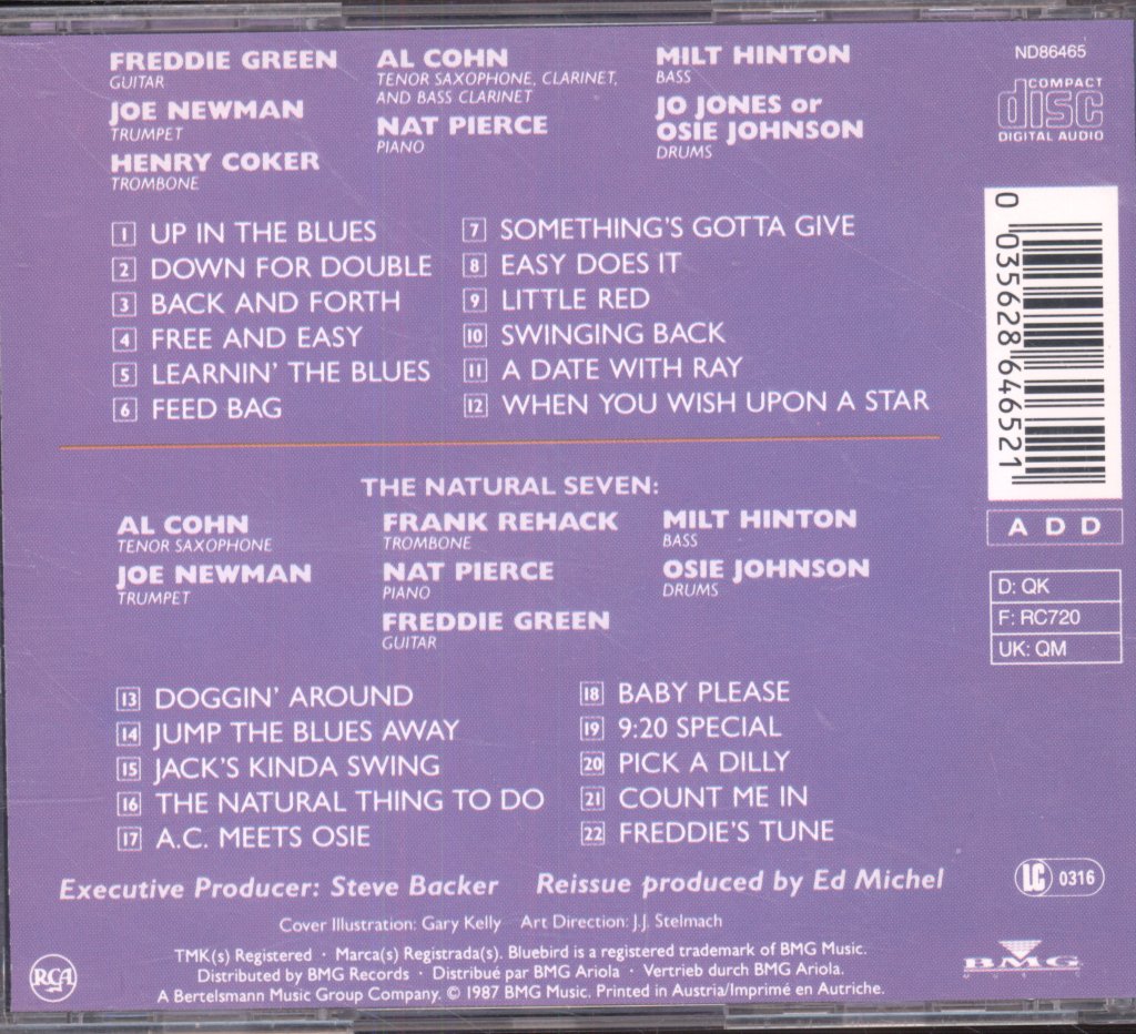 Freddie Green - Natural Rhythm - Cd