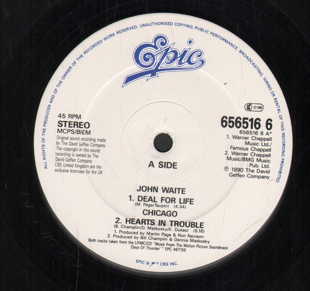 John Waite - Deal For Life - 12 Inch