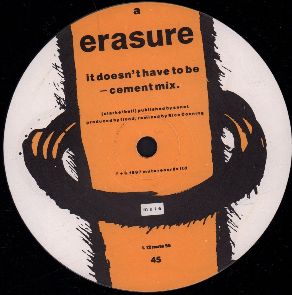 Erasure - It Doesn't Have To Be - 12 Inch