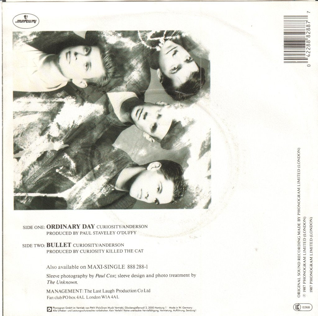 Curiosity Killed The Cat - Ordinary Day - 7 Inch