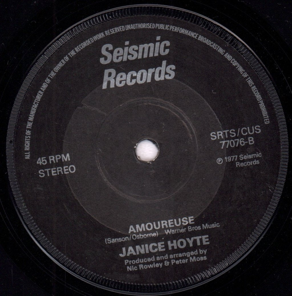 Janice Hoyte - This Is It - 7 Inch