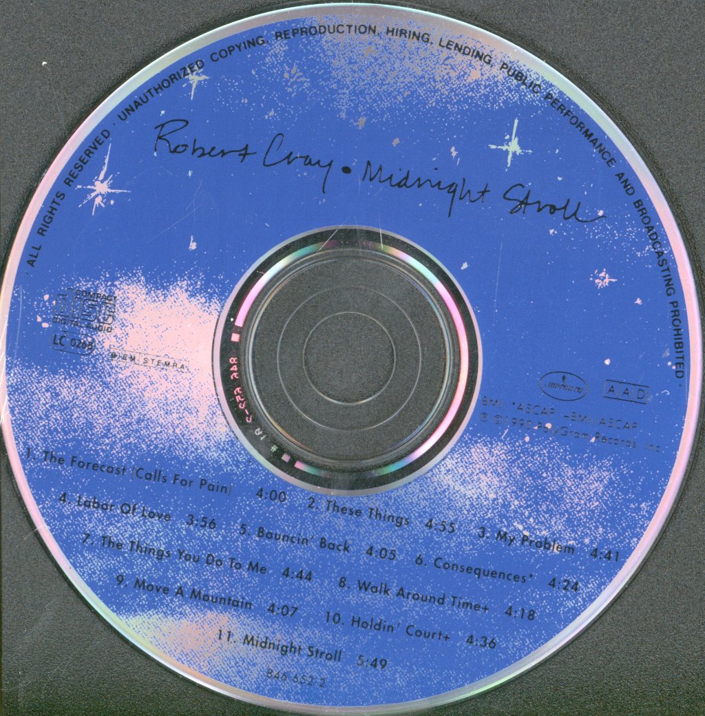 Robert Cray Band - Midnight Stroll - Cd