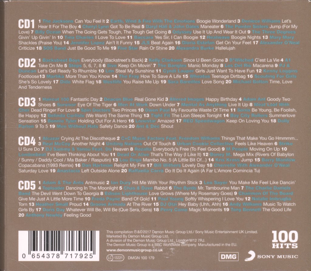 Various Artists - 100 Hits Feeling Good - Cd Set