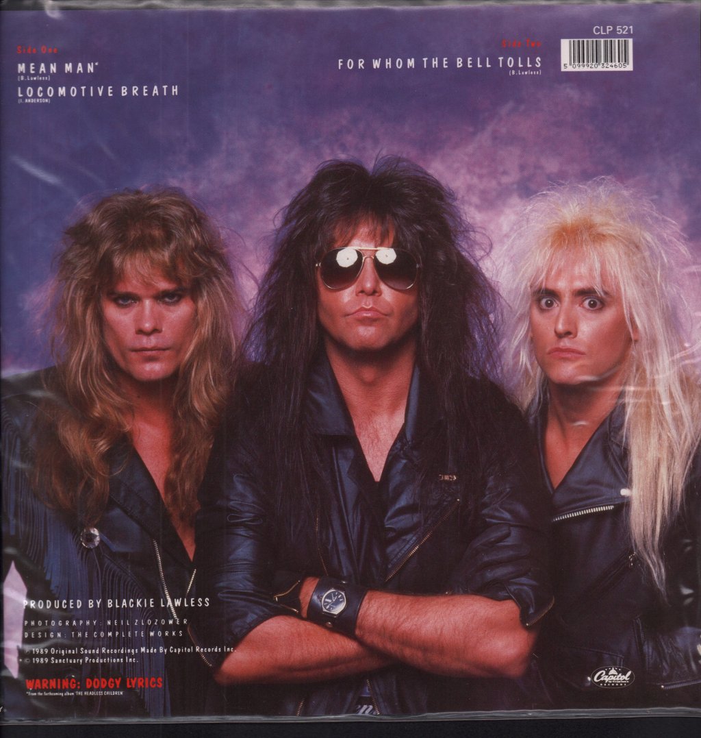 Wasp - Mean Man - 7 Inch