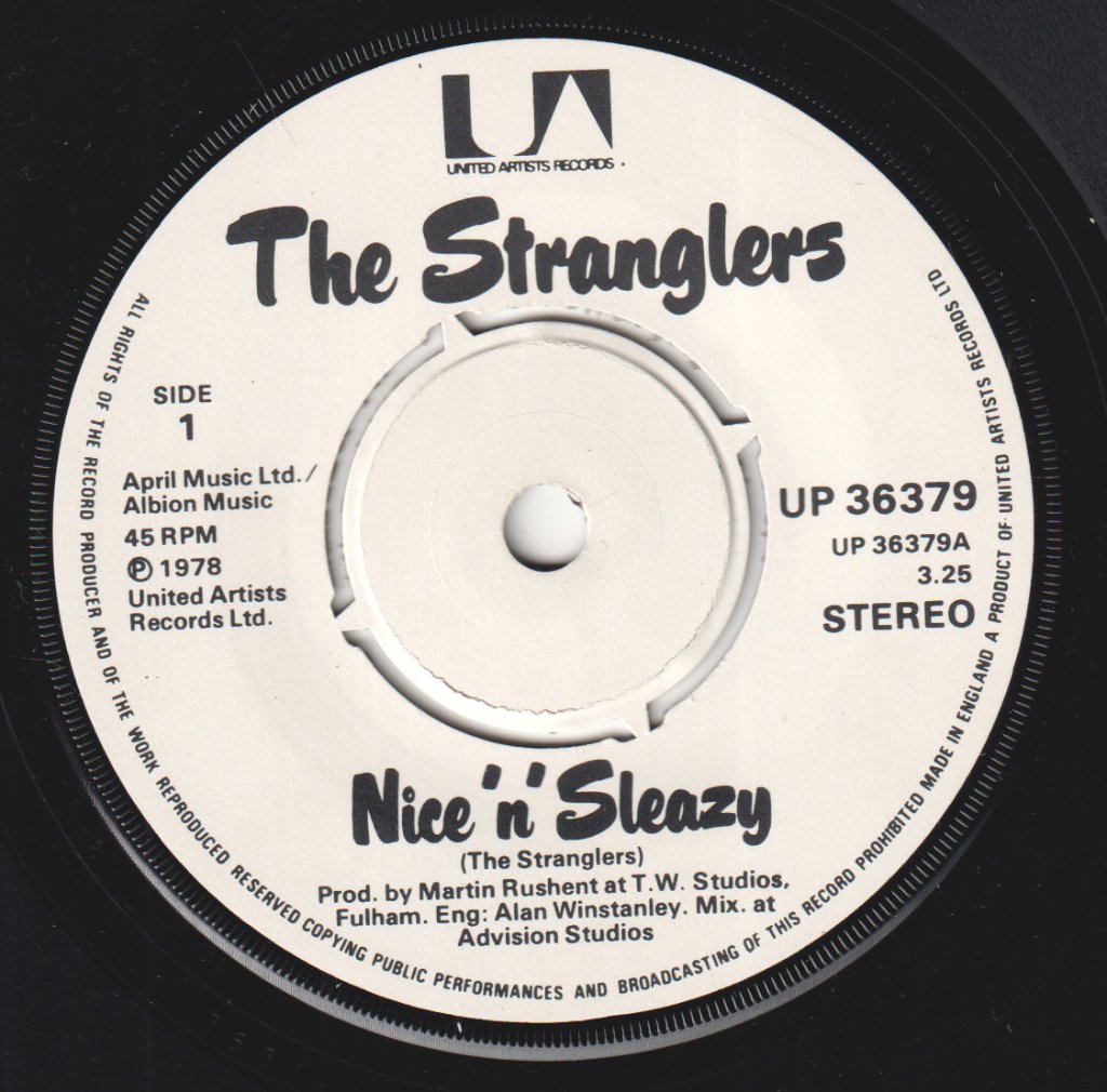 Stranglers - Nice N Sleazy - 7 Inch
