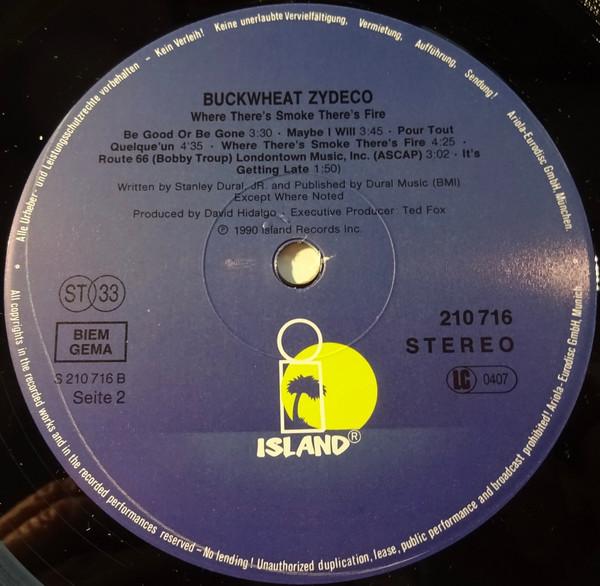 Buckwheat Zydeco - Where There's Smoke There's Fire - Lp