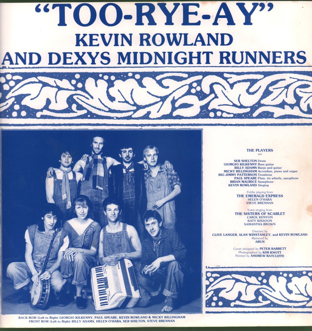 Dexys Midnight Runners - Too Rye Ay - Lp