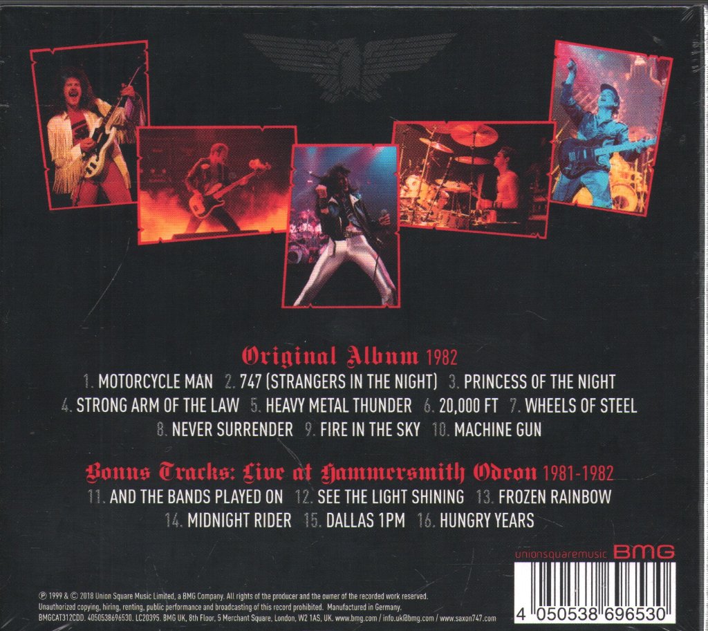 Saxon - Eagle Has Landed (Live) - Cd