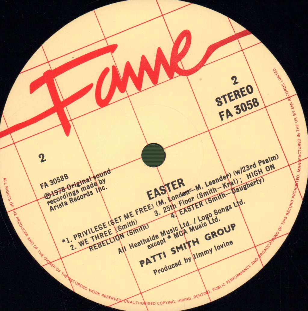Patti Smith Group - Easter - Lp