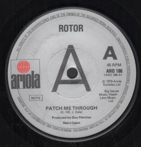 Rotor - Patch Me Through - 7 Inch