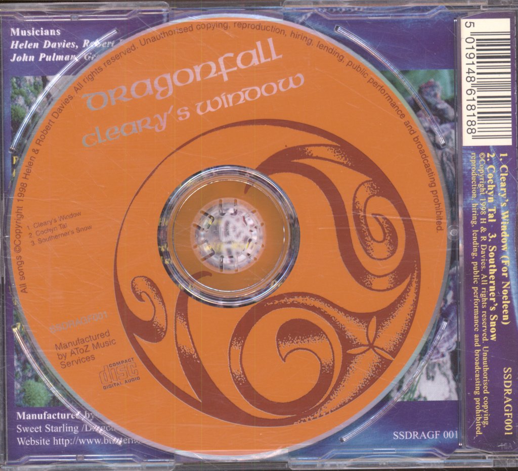 Dragonfall - Cleary's Window - Cd
