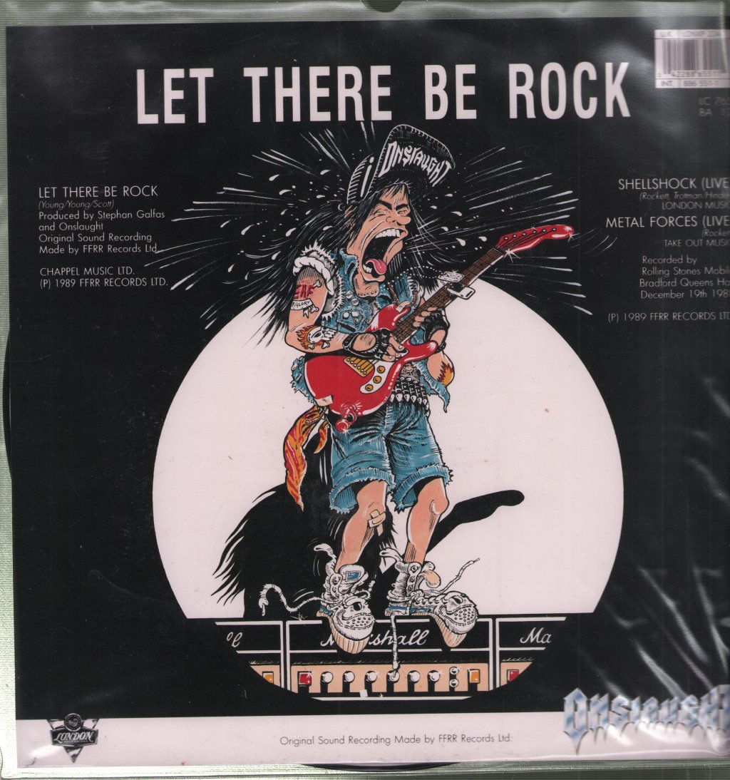 Onslaught - Let There Be Rock - 12 Inch