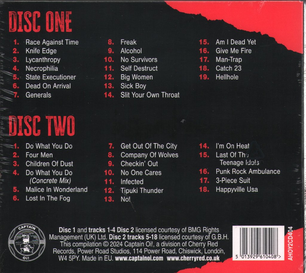 G.B.H. - Complete Singles Collection - Double Cd