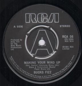 Bucks Fizz - Making Your Mind Up - 7 Inch