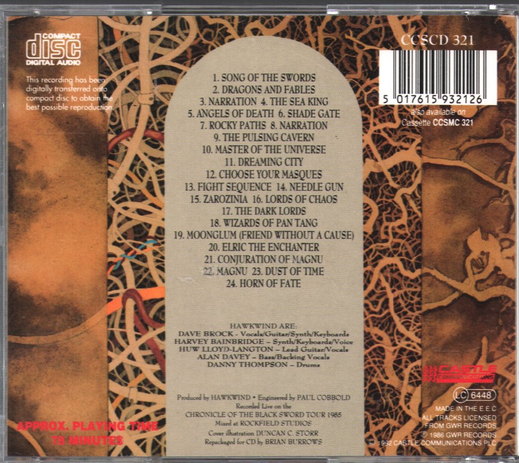 Hawkwind - Live Chronicles - Cd