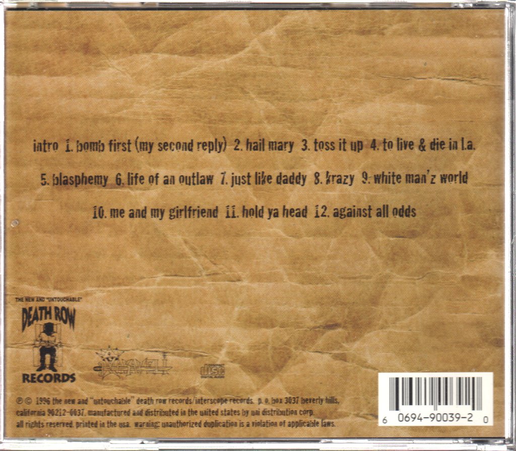 Makaveli - Don Killuminati (The 7 Day Theory) - Cd