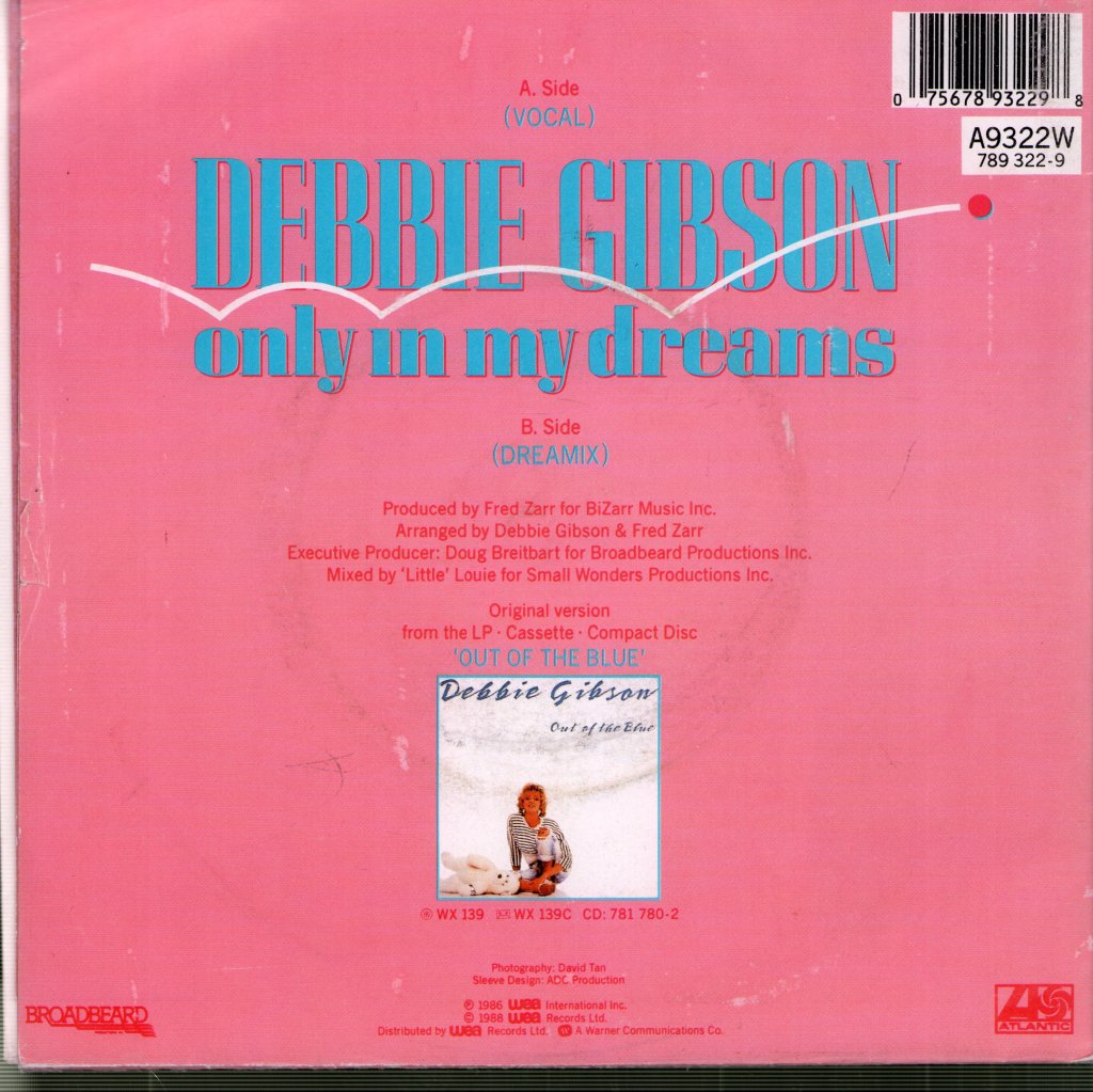 Debbie Gibson - Only In My Dreams - 7 Inch